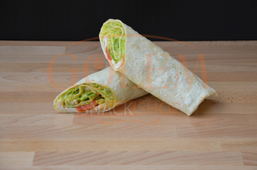 Wrap s kuřecím masem a guacamole
