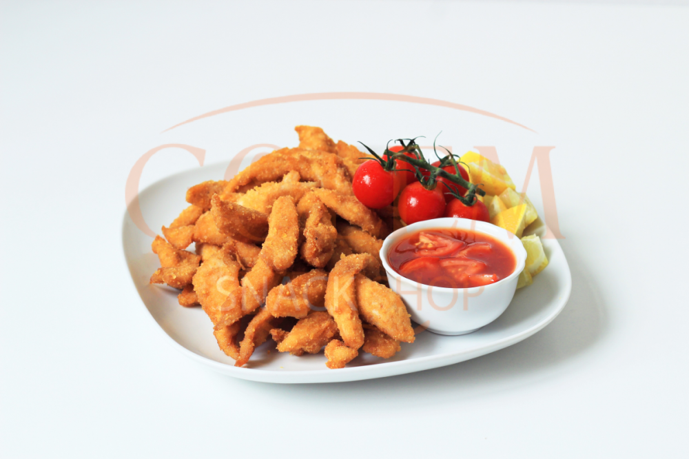 Kuřecí stripsy v kukuřičných lupínkách, Sweet chilli omáčka 500 g